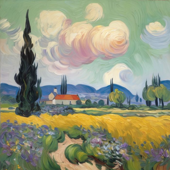 oil painting, hand-painted artwork, oil on canvas