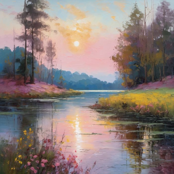 oil painting, hand-painted artwork, oil on canvas