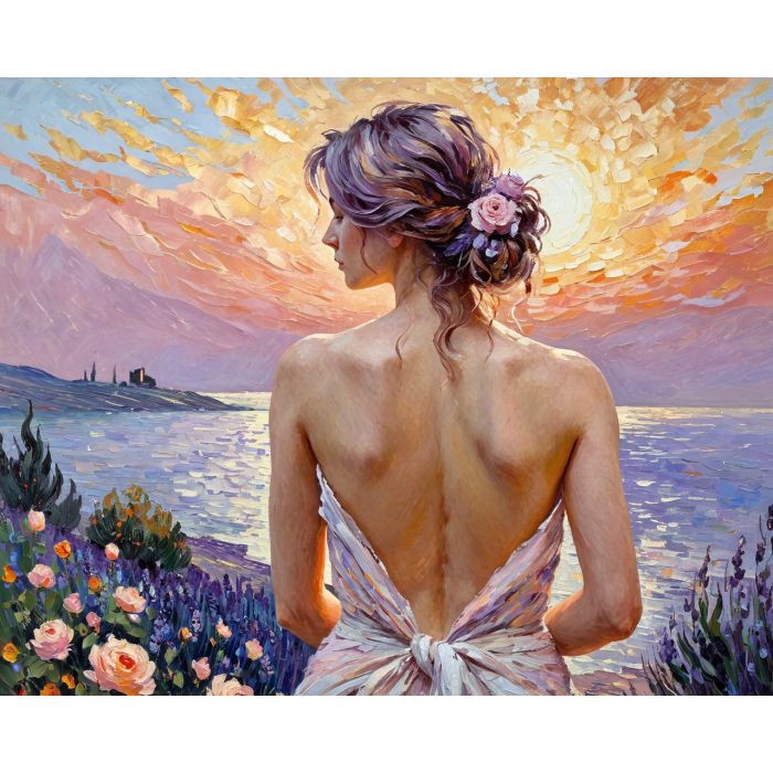 Roses in Her Hair, Ocean Beyond