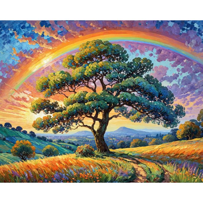 Rainbow Over The World Tree