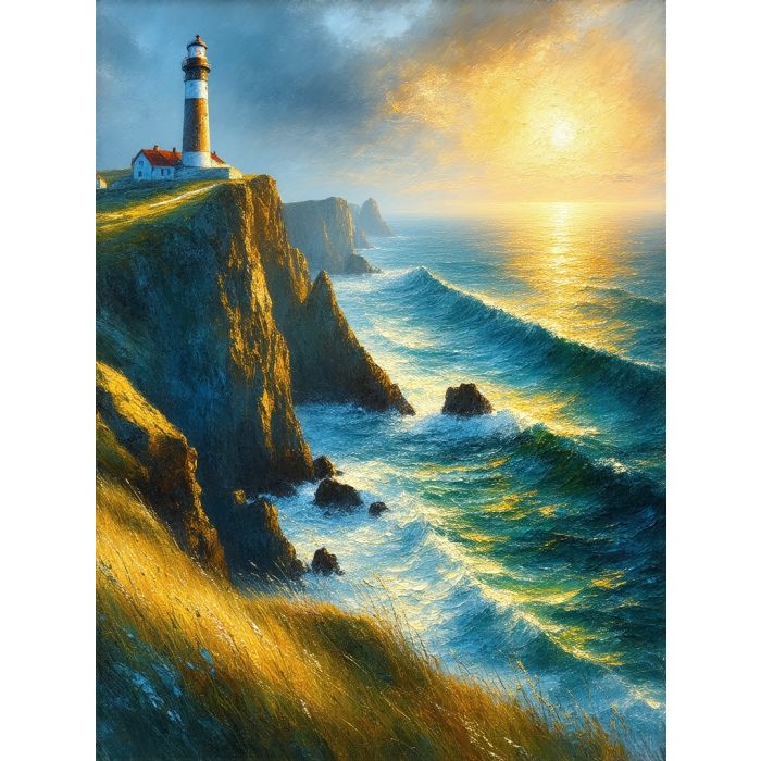 Lighthouse On The Slope