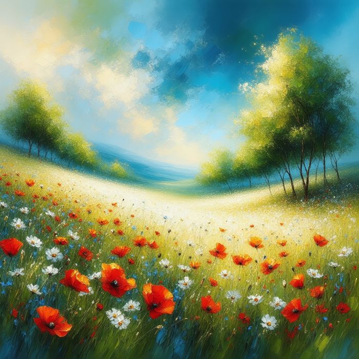 Daybreak Over Wildflower Hills