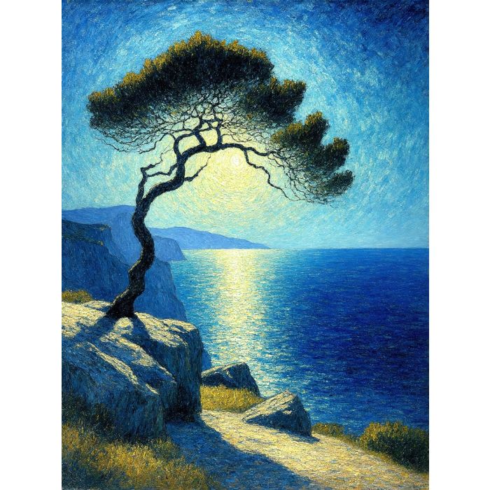 oil painting, hand-painted artwork, oil on canvas