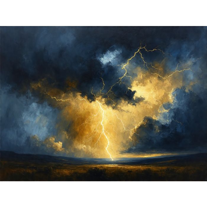 Lightning Strike Through the Heart of the Storm