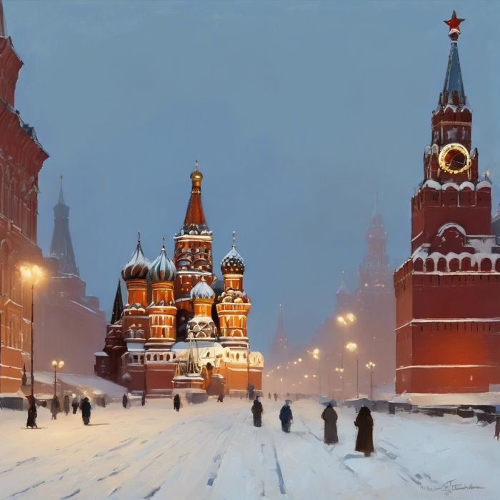 WINTER IN MOSCOW CITY