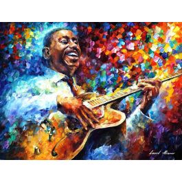 GEORGE BENSON — PALETTE KNIFE Oil Painting On Canvas By Leonid Afremov ...