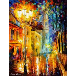 MAGICAL OLD VITEBSK — PALETTE KNIFE Oil Painting On Canvas By Leonid ...