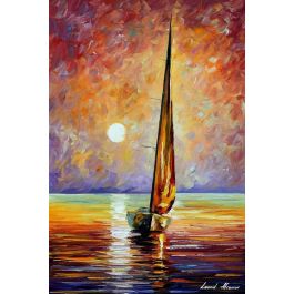 LITTLE GOLD SAIL by Leonid Afremov