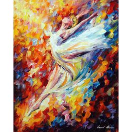 MUSIC SPLASH — PALETTE KNIFE Oil Painting On Canvas By Leonid Afremov ...