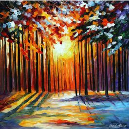 BEAUTIFUL SUN OF JANUARY — PALETTE KNIFE Oil Painting On Canvas By ...