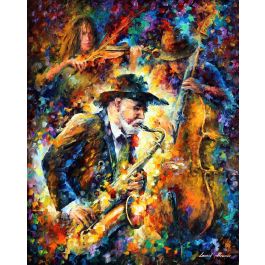 Leonid Afremov, oil on canvas, palette knife, buy original