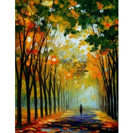 AUTUMN MOOD AND COLOUR — PALETTE KNIFE Oil Painting On Canvas In 2019