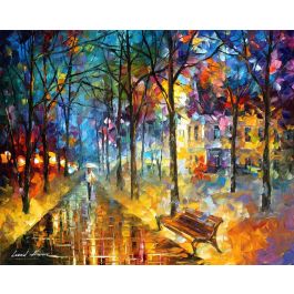 COLORS OF MY PAST — PALETTE KNIFE Oil Painting On Canvas By Leonid Afremov