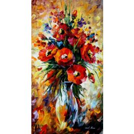 THE GIFT OF FALL — Palette knife Oil Painting on Canvas by Leonid ...