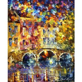 HARMLESS BRIDGE - Original Oil Painting On Canvas By Leonid Afremov ...