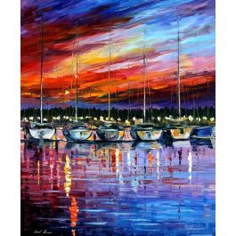 yacht club painting for sale