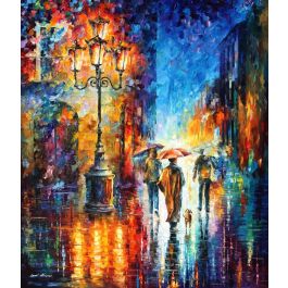 油彩ラフ『Alone Time』 Autumn Road, oil on canvas 52