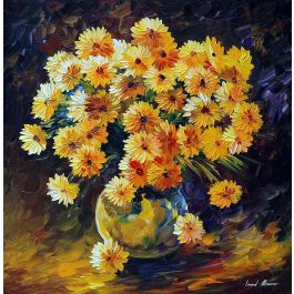 MELODY OF BEAUTY — PALETTE KNIFE Oil Painting On Canvas By Leonid ...