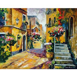 THE SUN OF SICILY — PALETTE KNIFE Oil Painting On Canvas By Leonid ...