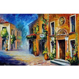 ITALIAN NOON — PALETTE KNIFE Oil Painting On Canvas By Leonid Afremov ...