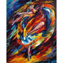 FLAMENCO — PALETTE KNIFE Oil Painting On Canvas By Leonid Afremov ...