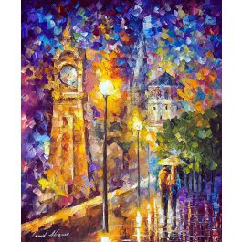 CHAPEL — PALETTE KNIFE Oil Painting On Canvas By Leonid Afremov - Size ...