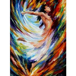 ANGEL FLIGHT — PALETTE KNIFE Oil Painting On Canvas By Leonid Afremov