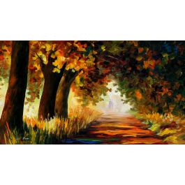 OverstockArt Maurer Fauve Landscape Near Oberstdorf sold Autumn with Wood Frame, Blac