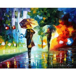 10*20 cheapest original oil painting. It's raining