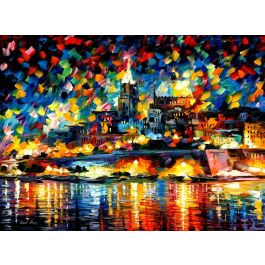 THE CITY OF VALETTA, MALTA - PALETTE KNIFE Oil Painting On Canvas By ...