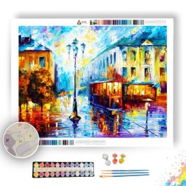 RAINY OLD STREET - Paint By Numbers Full Kit