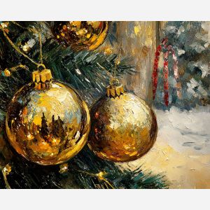 GOLDEN ORNAMENT REFLECTIONS