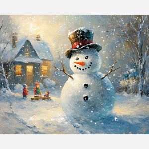 SNOWMANS FROSTY GREETING