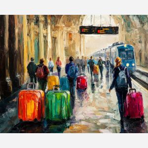 TRAIN STATION HUSTLE