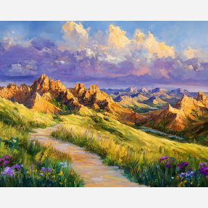 BADLANDS MORNING LIGHT