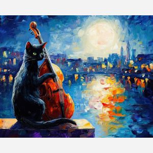 JAZZ CAT'S MIDNIGHT SERENADE