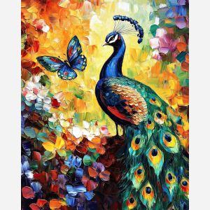 PEACOCK'S VIVID CREATION