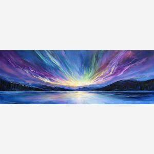 THE NORTHERN LIGHTS OVER YELLOWKNIFE