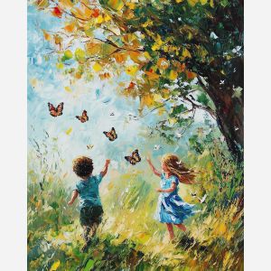 CHASING BUTTERFLIES ON A SUMMER DAY