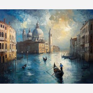 GONDOLAS BENEATH FLOATING CITIES