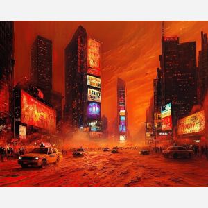 NEW YORK LIGHTS ON MARS