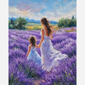 SOFT BREEZE AMONG LAVENDER BLOOMS
