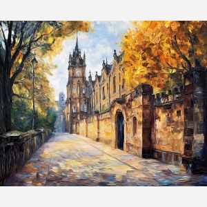 EDINBURGH UNIVERSITY'S COBBLED CHARM