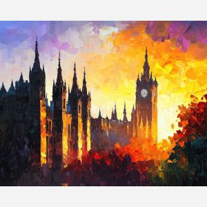 THE UNIVERSITY OF GLASGOW - ILLUMINATED GRANDEUR