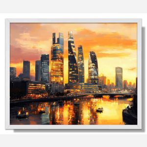 AMBER TOWERS - FRAMED