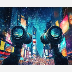 BROADWAY UNDER COSMIC LIGHTS