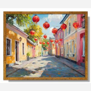 CRIMSON AVENUE - FRAMED