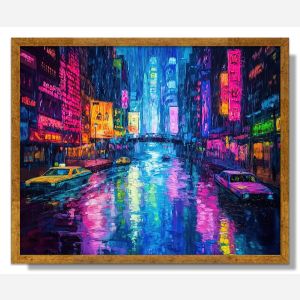 ELECTRIC RAIN - FRAMED