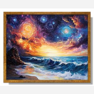 NEBULA SHORES - FRAMED