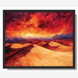 SCARLET MIRAGE - FRAMED